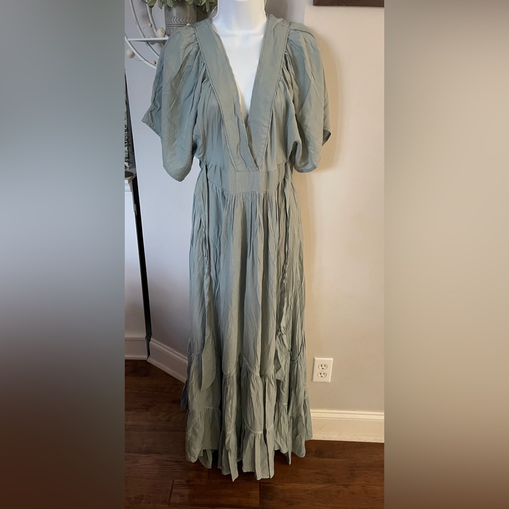 Storia Ruffle Tiered Maxi Dress